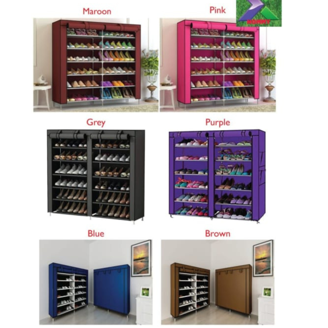 Double Column Shoe Rack-36 PAIRS